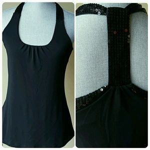 Express black dressy tank