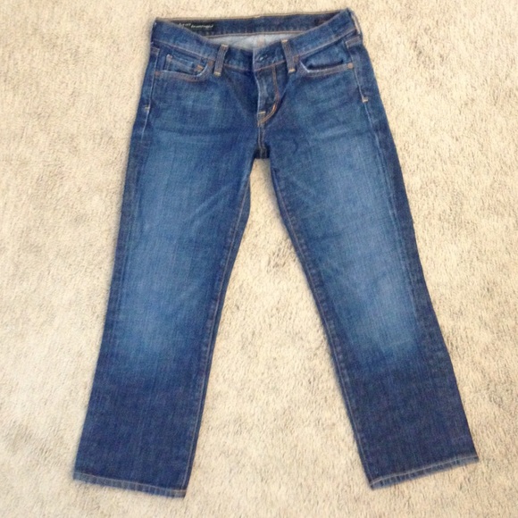 Citizens of humanity cropped denim capris - Picture 3 of 4