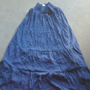Blue maxi skirt