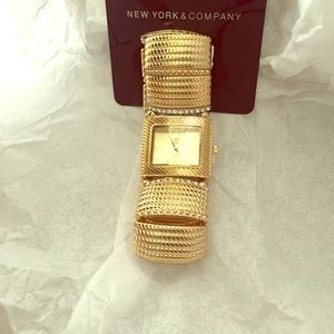 NWT Gold Watch from NY&Co