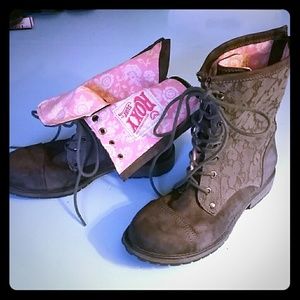 Lace Up Boots
