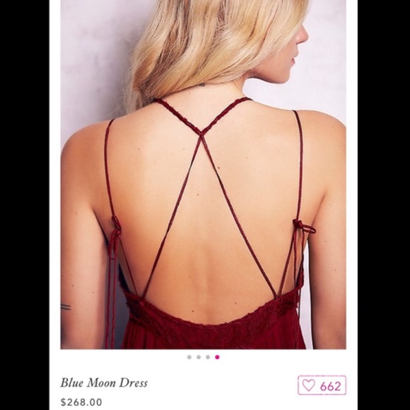 💜bundled Free People red embellished dress - Picture 4 of 4