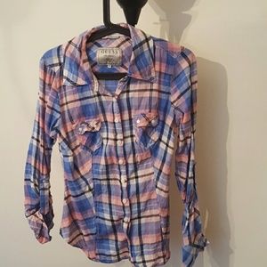 Guess Plaid Shirt