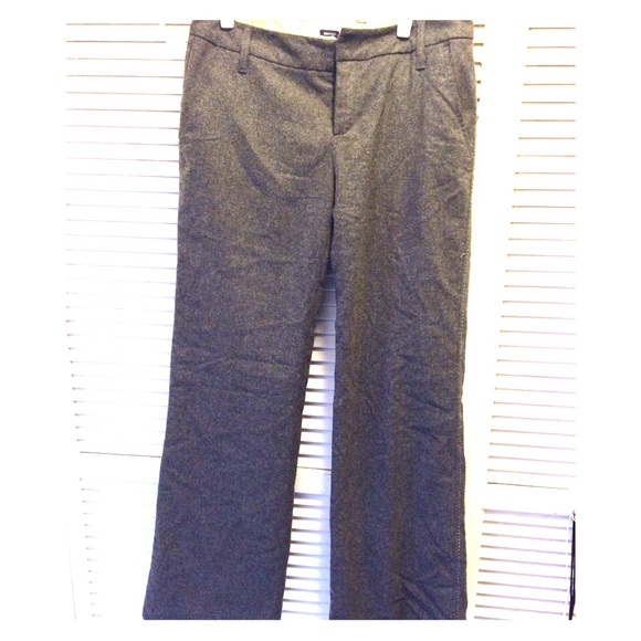 Gap stretch trouser pants. Gray wool - Picture 1 of 3