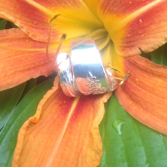 " Orange Tiger lily" ring. - Picture 2 of 4