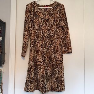 Leopard print dress