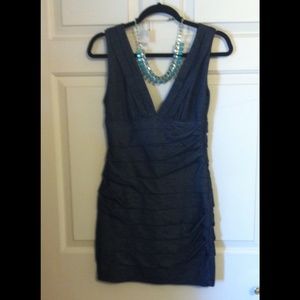 Love Tease Jean Ruched Dress Size 5