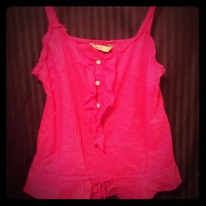 Hot pink small tank top