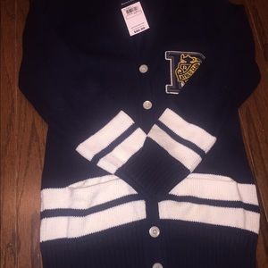 Ralph Lauren kids letterman sweater sz M