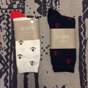 {J. Crew} Anchor Socks