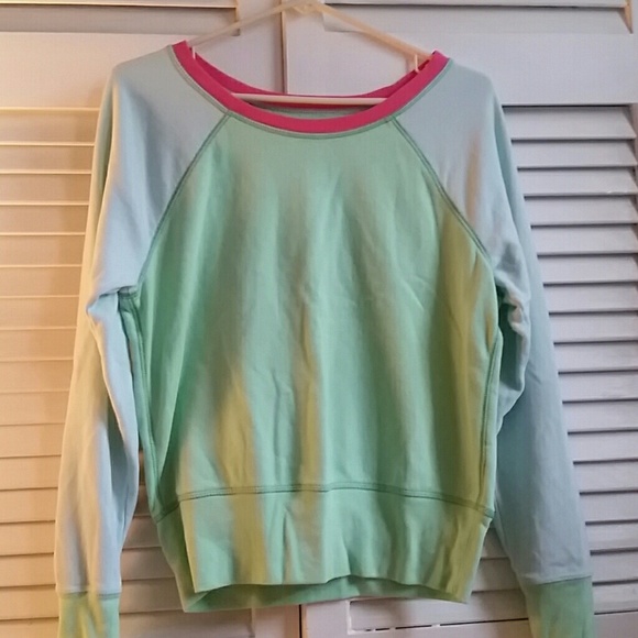 Color block aerie crew neck