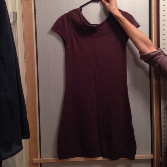 Chocolate brown sweater dress