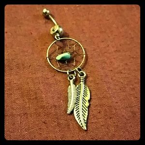 Dream catcher belly ring