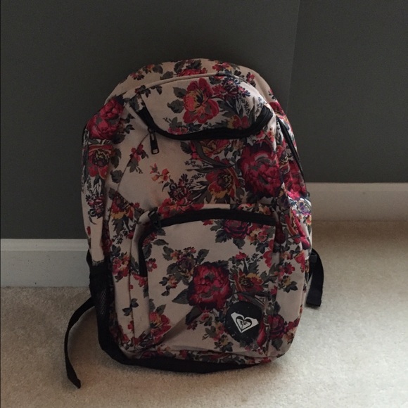 floral Roxy backpack