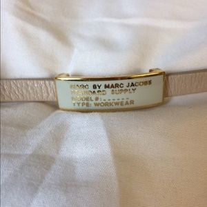 {Marc by Marc Jacobs} Pink Leather Bracelet