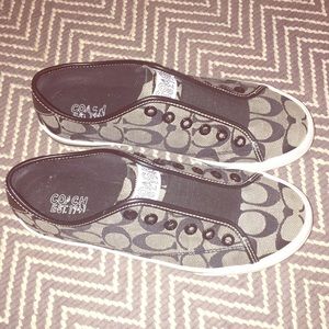 Coach slip ons