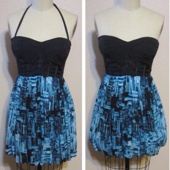 Bebe silk bustier dress