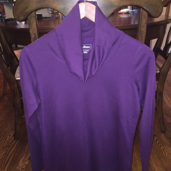 LL Bean cowl neck shirt