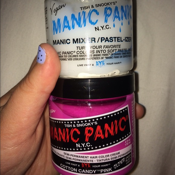 New Manic Panic. SET OF 2. Pink dye + pastel-izer