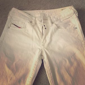 Diesel white jeans