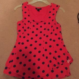 Polka dot tank