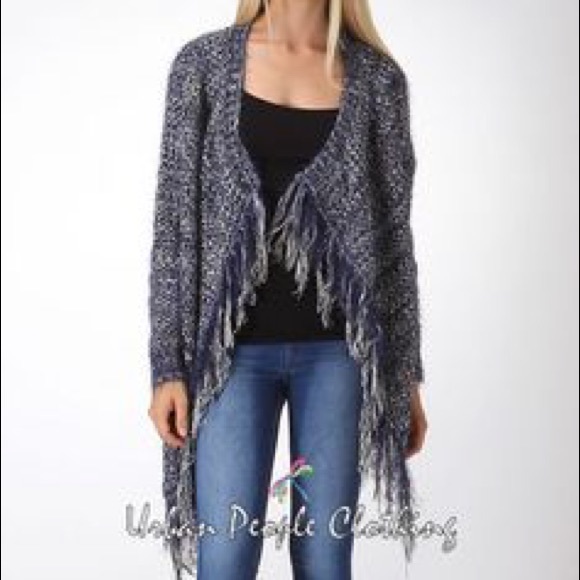 Fringe cardigan