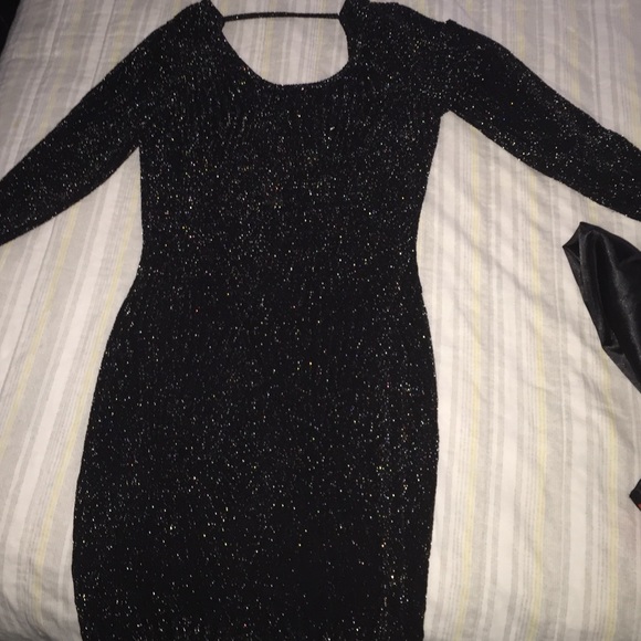 Cute little black shiny dress