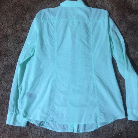 Green, button down. - Picture 3 of 3