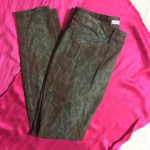 Rich & Skinny Snakeskin Print Skinny Pants size 27