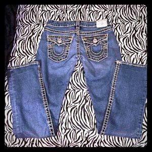 True religion straight jeans 27