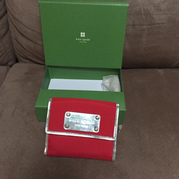 Brand new red Kate spade wallet