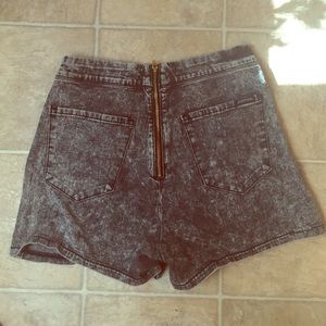 Black high waisted shorts