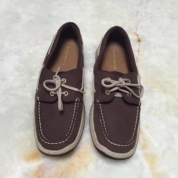 Brand new brown Tommy Hilfiger shoes