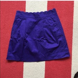 Purple j crew skirt