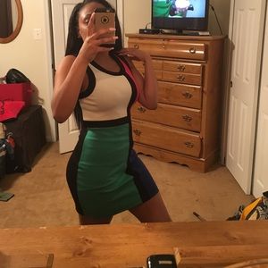 Color Block Forever21 Dress