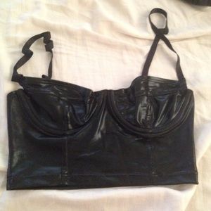 American apparel underwire bustier top
