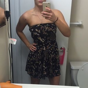Urban outfitters strapless dress