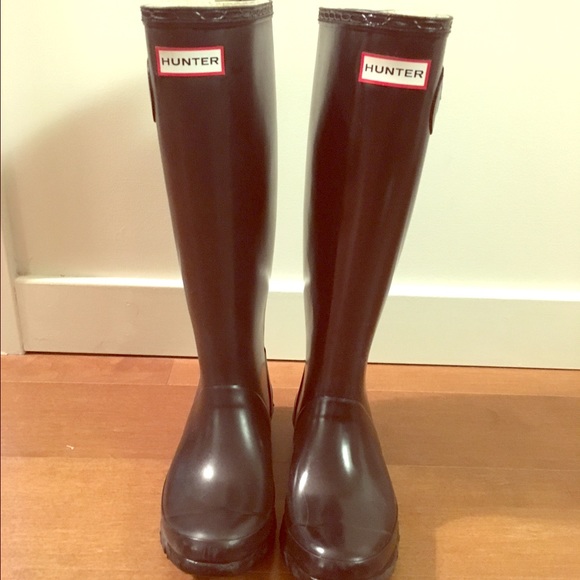 Hunter Boots: Women's Huntress Gloss Rain Boots