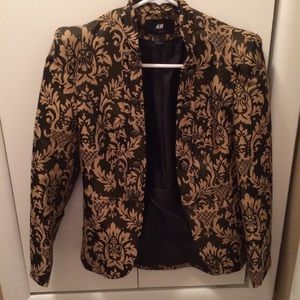 H&M brocade blazer