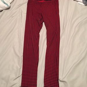 Old Navy Red and Black Leggings