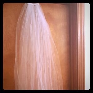 Wedding Veil And Garter Set