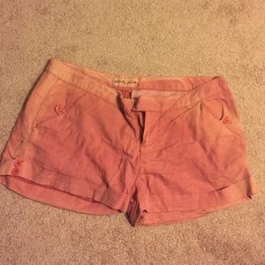 Fade to pink shorts