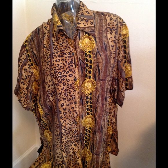 Express Tops - Vintage - Express 💯 Silk Blouse🆒⭐️