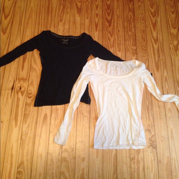 Two long sleeve shirts