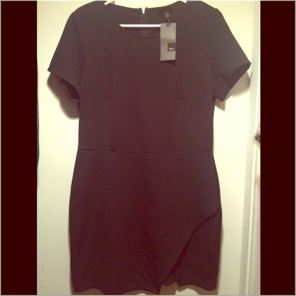 Mossimo sexy black dress with slit