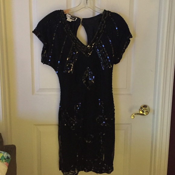 Carina 100% pure silk cocktail dress - Picture 1 of 4