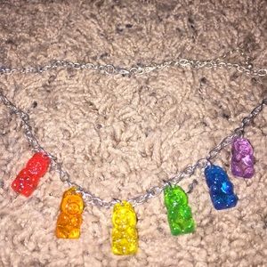 Gummie bear necklace / rainbow