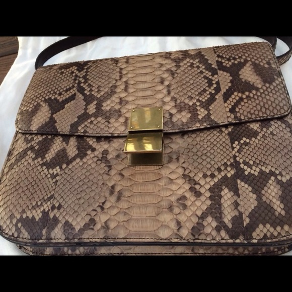 Authentic Celine Snake Box Bag Large - Picture 2 of 4