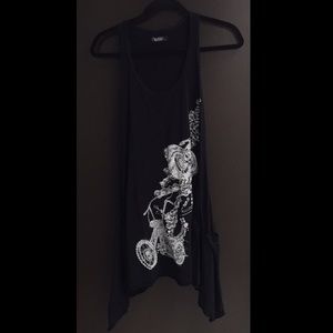 Lauren Moshi Motorcycle Swing Tank Dress