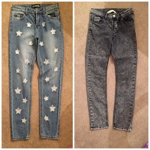 2 pair of Girl Youth Jeans